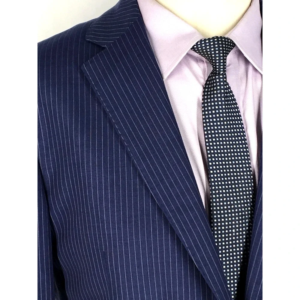 NWOT 40/41R Brooks Brothers Explorer Vitale Barberis Italy 2 Button Blazer Navy